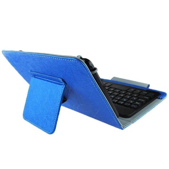 Beyaz Evrensel Bluetooth Klavye Deri Tablet Kılıfı ve Tutucu 97 ve 101 İnç Ainol PiPO Ramos Tabletler İçin - 4