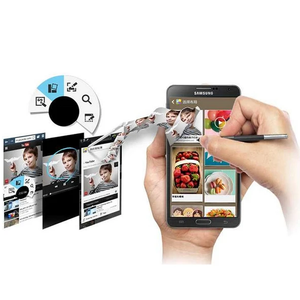 Samsung Galaxy Note 4 N910 Beyaz Yüksek Hassasiyetli Stylus Kalem - 7