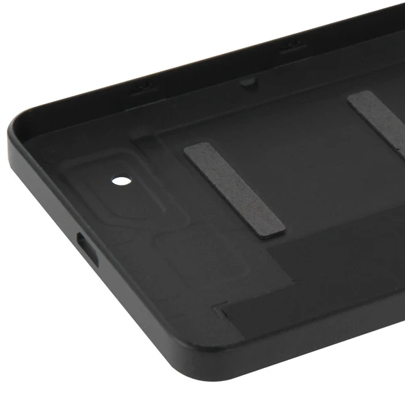 Microsoft Lumia 640 Mat Yüzey Plastik Arka Kapak Siyah - 5