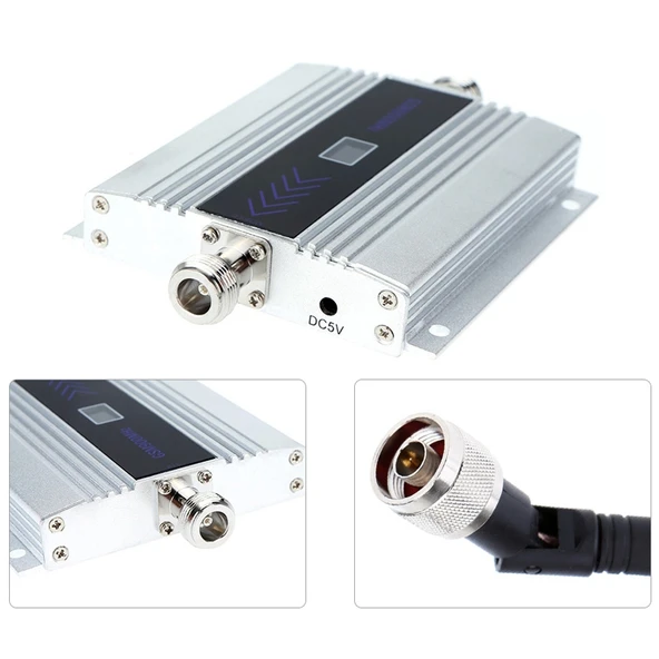 GSM 900MHz Mini Cep Telefonu LCD Sinyal Güçlendirici Emme Antenli - 7