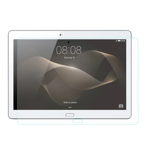 ENKAY Hat-Prince 0.33mm 9H Sertlik 2.5D Patlamaya Dayanıklı Temperli Cam Ekran Koruyucu Huawei MediaPad M2 10.0 inç - 2