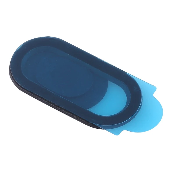 3lü Evrensel Ultra İnce Tasarım Web Kamerası Kapağı Kaydırıcı Siyah Oval - 4