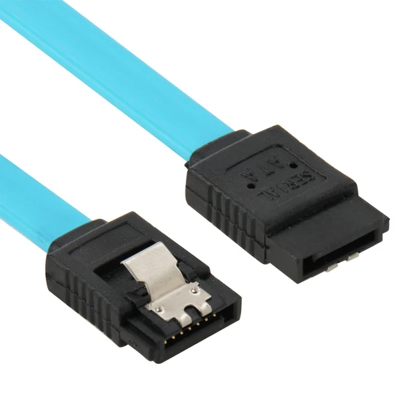 7 Pin SATA 3.0 Dişi to 7 Pin SATA 3.0 Dişi HDD Veri Kablosu 50cm Mavi - 3