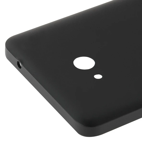 Microsoft Lumia 640 Mat Yüzey Plastik Arka Kapak Siyah - 4