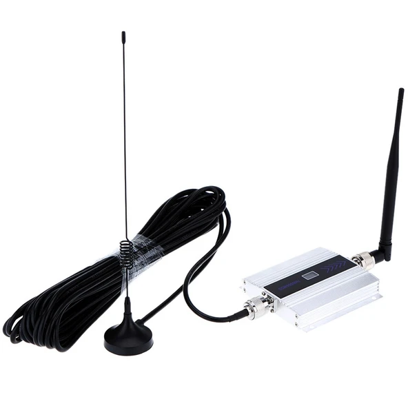 GSM 900MHz Mini Cep Telefonu LCD Sinyal Güçlendirici Emme Antenli - 2