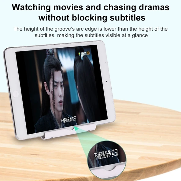 Sarı Ayarlanabilir Katlanabilir Tablet Standı iPad Air Mini Galaxy Tab Uyumlu - 5