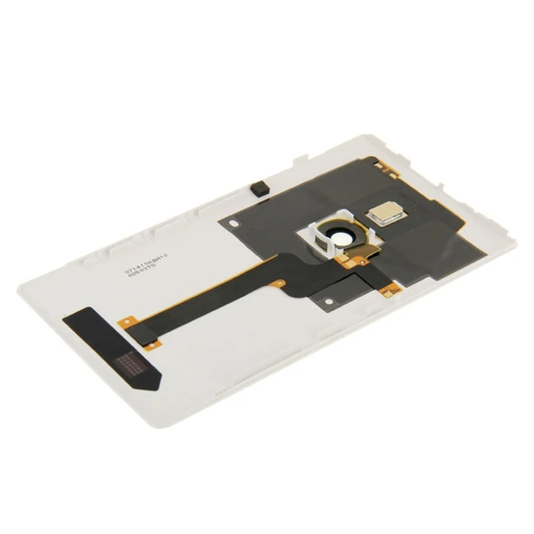 Nokia Lumia 925 Beyaz Pil Arka Kapak Flex Kablolu - 4