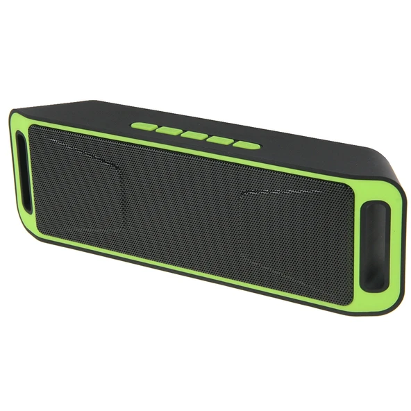 Taşınabilir Stereo Kablosuz Bluetooth Müzik Hoparlörü Yeşil - 4