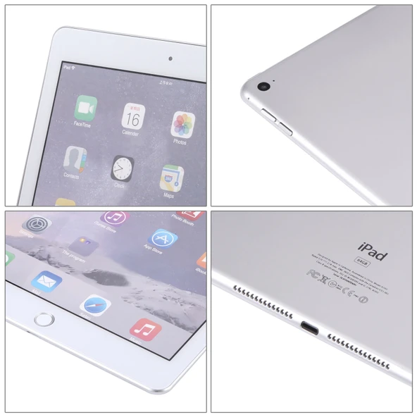 iPad Air 2 Yüksek Kalite Renkli Ekran Çalışmayan Sahte Model Gümüş - 5