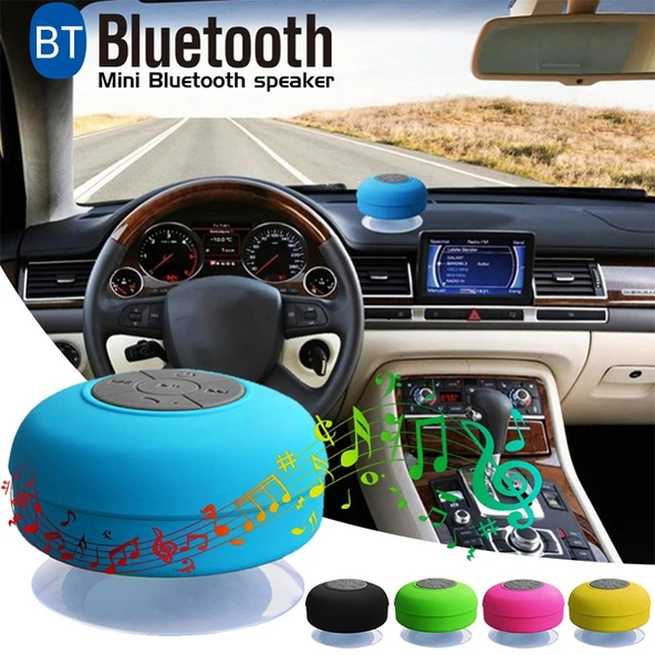 BTS 06 Mini Su Geçirmez IPX4 Bluetooth V2 1 Hoparlör Sarı Eller Serbest - 7