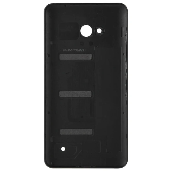 Microsoft Lumia 640 Mat Yüzey Plastik Arka Kapak Siyah - 3