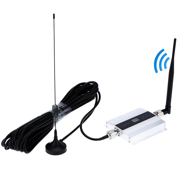 GSM 900MHz Mini Cep Telefonu LCD Sinyal Güçlendirici Emme Antenli