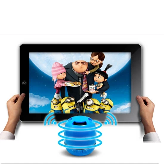 T6 Mini Taşınabilir LED Işıklı Bluetooth Stereo Hoparlör Kırmızı TF Kart Destekli Eller Serbest - 8
