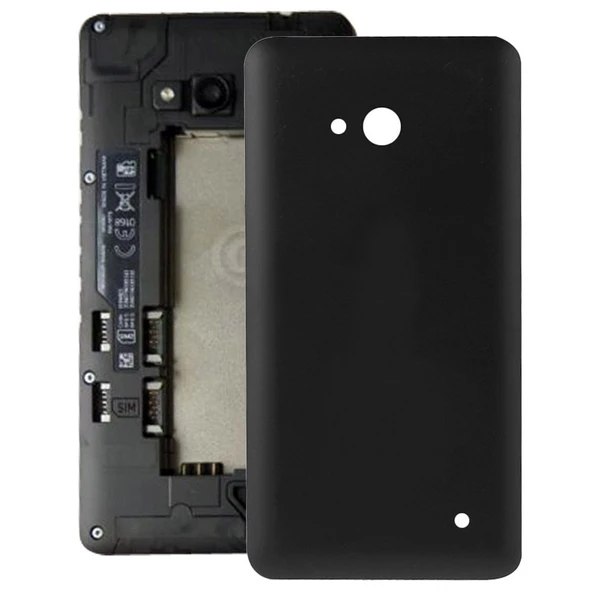 Microsoft Lumia 640 Mat Yüzey Plastik Arka Kapak Siyah