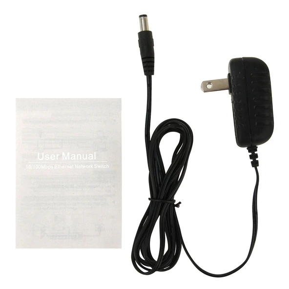 8 Portlu 10 100 1000Mbps Gigabit Ethernet Masaüstü Switch - 4