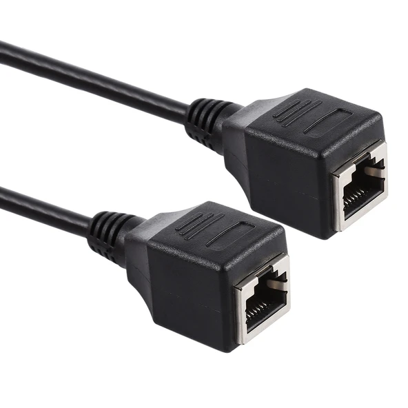 RJ45 Dişi Dişi Ethernet LAN Ağ Uzatma Kablosu 60cm - 3