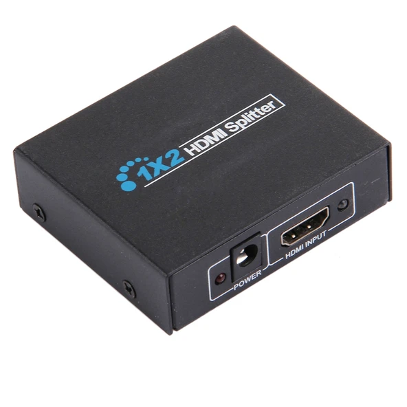 HDV 9812 Mini HD 1080P 1x2 HDMI V14 Splitter HDTV STB DVD Projektor DVR Uyumlu