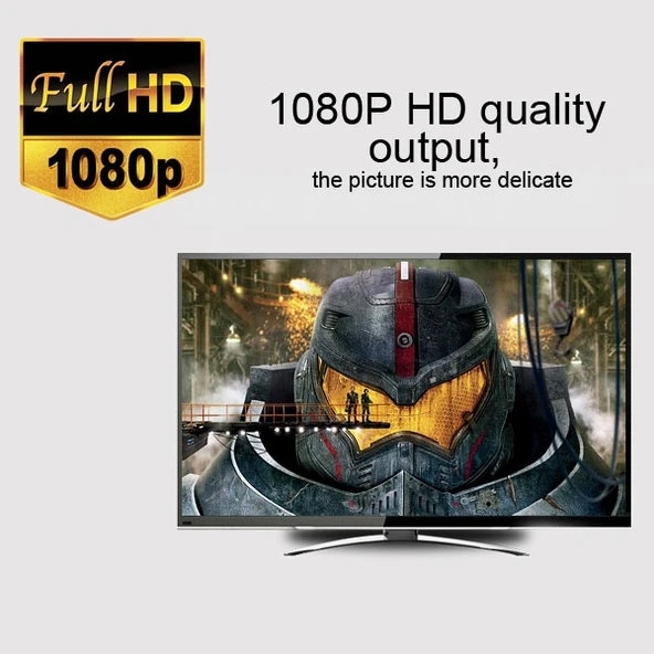 Mini HD 1080P 1x4 HDMI V1.4 Splitter HDTV STB DVD Projektör DVR Uyumlu - 7