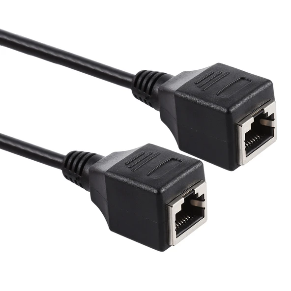 RJ45 Dişi Dişi Ethernet LAN Ağ Uzatma Kablosu 60cm