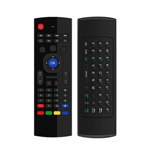 MX3 L Standart Versiyon 24GHz Kablosuz Hava Fareli Klavye Uzaktan Kumanda