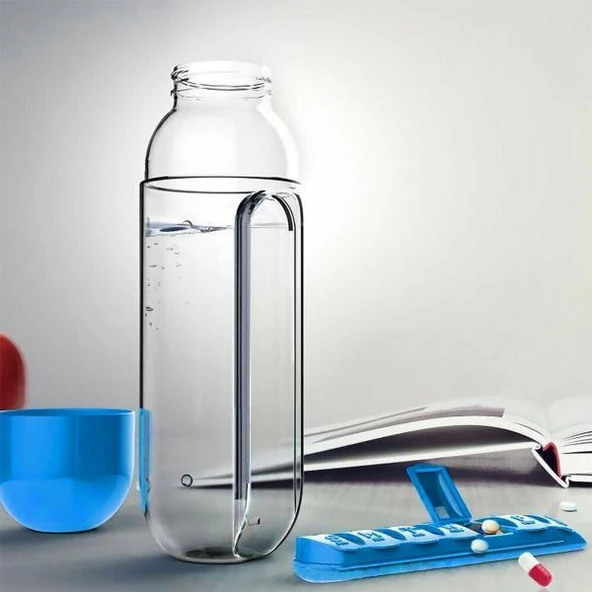 Pillbox Su Matarası - Resim 3