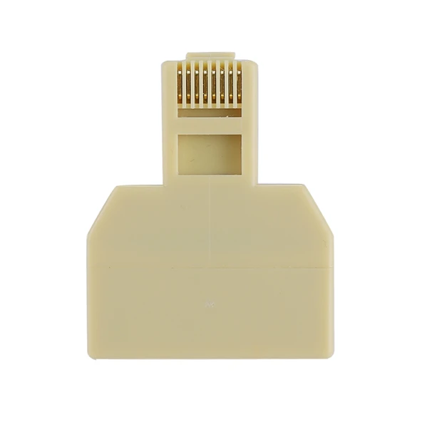 RJ45 Cift Portlu LAN Ethernet Baglanti Adaptoru 2 RJ45 Disi 1 RJ45 Erkek - 5