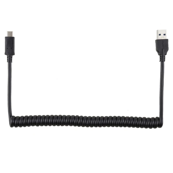 1.5 Metre USB 3.0 Erkekten Type-C Erkek Yaylı Uzatma Kablosu Yüksek Hızlı - 3