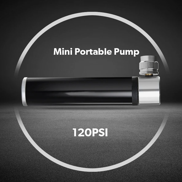 Kırmızı Mini Taşınabilir Alüminyum Bisiklet Pompası Seti Plastik Yapışkanlı Lastik Yaması ve Lastik Kaldırıcı - 6