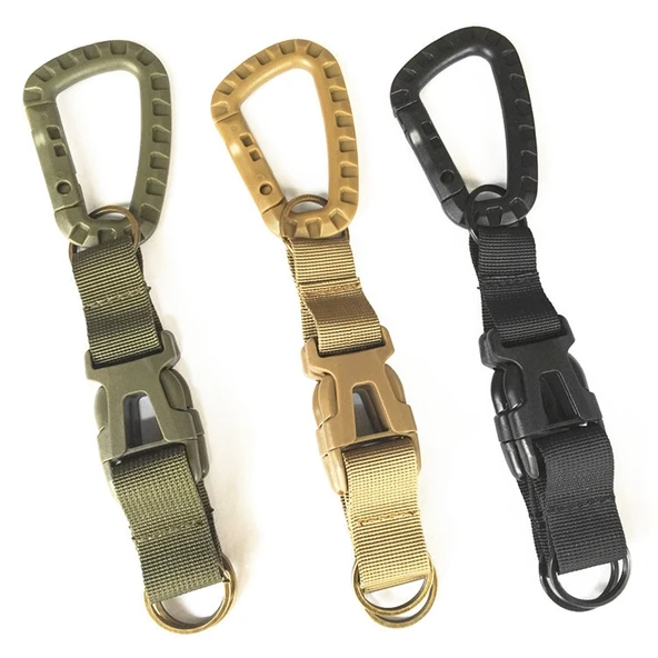 Outdoor Çok Fonksiyonlu Kombinasyon Sırt Çantası Üç Halkalı Tokalı Siyah - 5