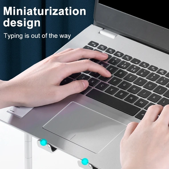 R-JUST BJ03 Evrensel Ayarlanabilir Açı Alüminyum Laptop Standı - 8