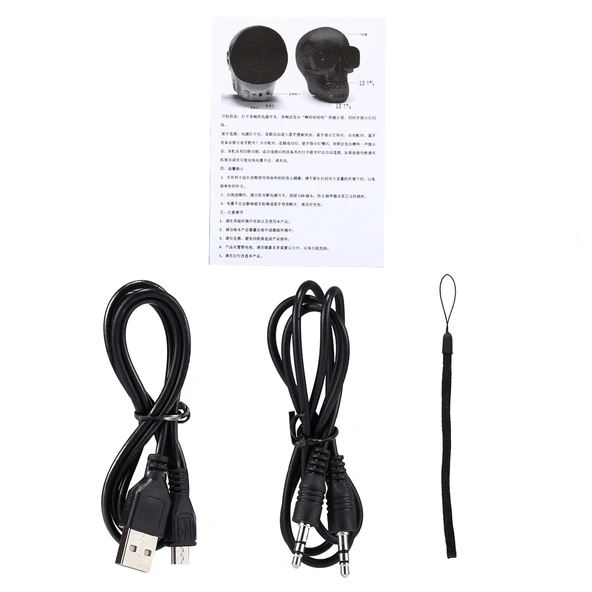 Kırmızı Kafatası Bluetooth Stereo Hoparlör Gözlük - Akıllı Telefon Uyumlu - 6