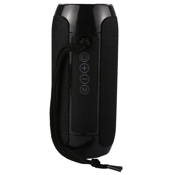T G TG117 Taşınabilir Bluetooth Stereo Hoparlör Siyah Dahili Mikrofon Eller Serbest Arama TF Kart AUX FM - 3