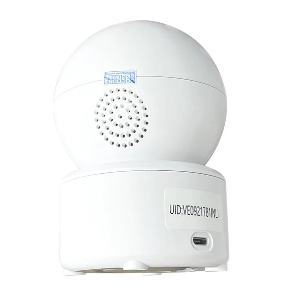 A10 Mini 360 Derece PTZ WiFi Güvenlik Kamerası Beyaz Gece Görüşlü Akıllı Ev IP Kamera Bebek Monitörü - 4