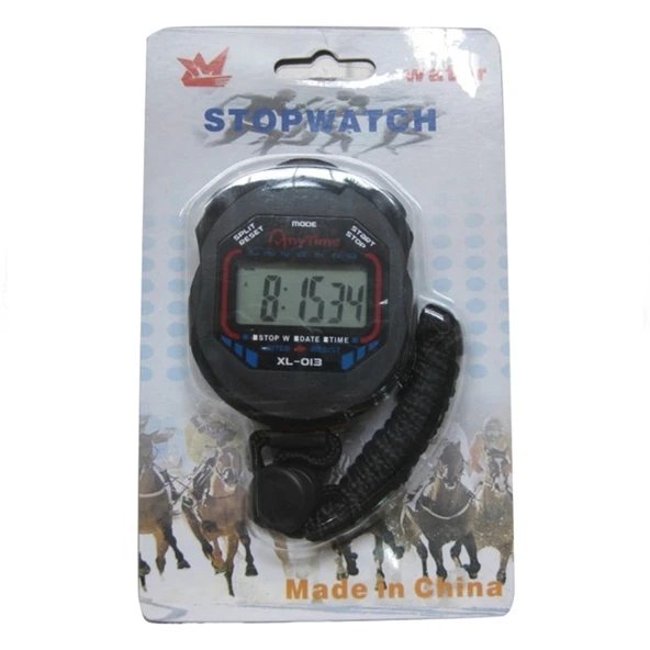 Profesyonel Spor Maçı Dijital El Tipi Kronometre LCD Ekranlı - 6