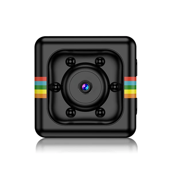 SQ11 Mini DV HD 1080P Spor Kamerası 6 LED Gece Görüşlü Siyah