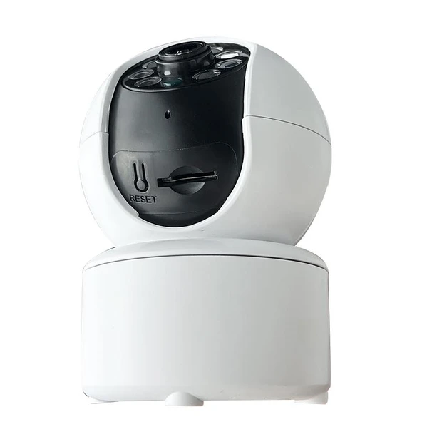 A10 Mini 360 Derece PTZ WiFi Güvenlik Kamerası Beyaz Gece Görüşlü Akıllı Ev IP Kamera Bebek Monitörü - 3