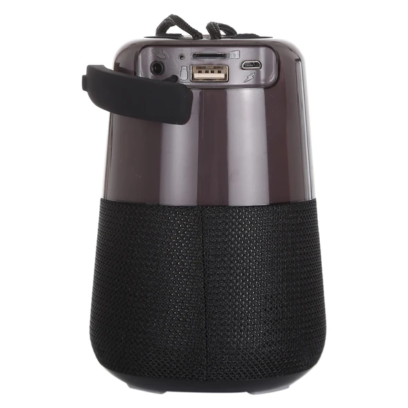 TG168 Taşınabilir Kablosuz Bluetooth 50 Stereo Hoparlör Siyah - 3