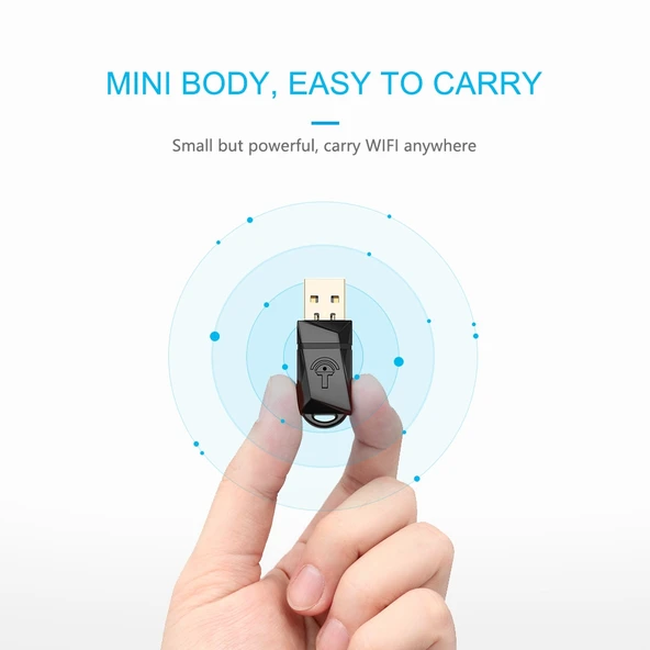 Rocketek RT-WL3 300 Mbps Kablosuz USB WiFi Adaptörü 80211 n a g - 3