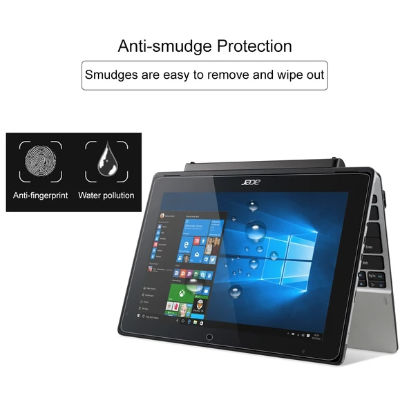 Acer Switch 11V SW5-173 11.6 inç Tam Ekran 0.4mm 9H Sertlik Temperli Cam Ekran Koruyucu - 4