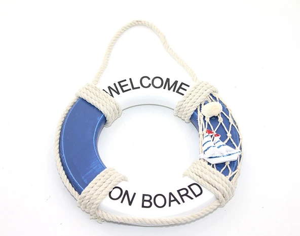 Ahşap Marin Duvara Asmalı Simit Model 1 ürün görseli