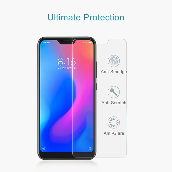 Xiaomi Redmi Note 6 Pro 026mm 9H Sertlik 25D Kavisli Kenar Temperli Cam Ekran Koruyucu - 4
