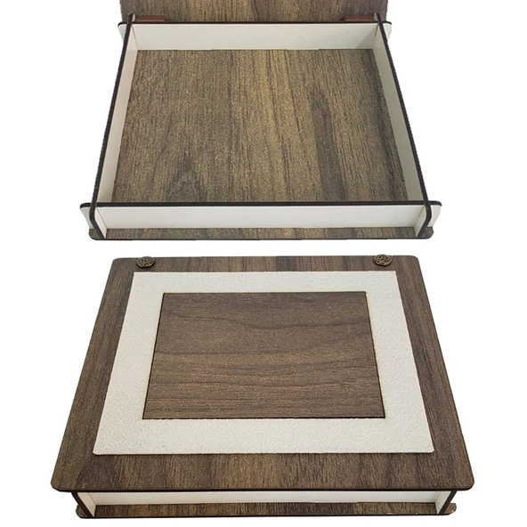 Ahşap Derili Hediye Kutusu ürün görseli