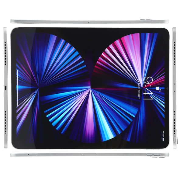 iPad Pro 12.9 2021 Sahte Gösterim Modeli Renkli Ekran Gümüş - 3
