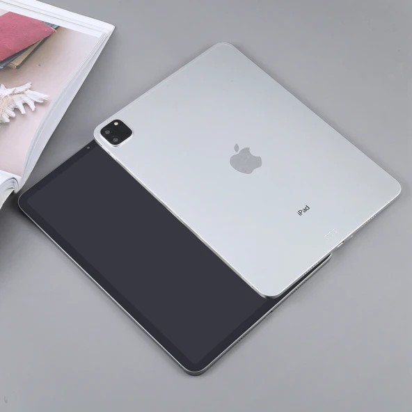 iPad Pro 11 2022 Sahte Gösterim Modeli Siyah Ekran Gümüş - 7