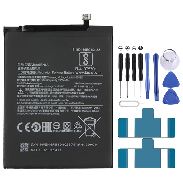 Xiaomi Redmi Note 7 Uyumlu BN4A 3900mAh Li-Polimer Batarya