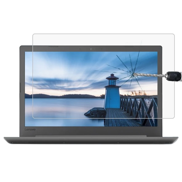Lenovo Ideapad 330 15.6 Inç Tam Ekran 9H Sertlikte Temperli Cam Ekran Koruyucu