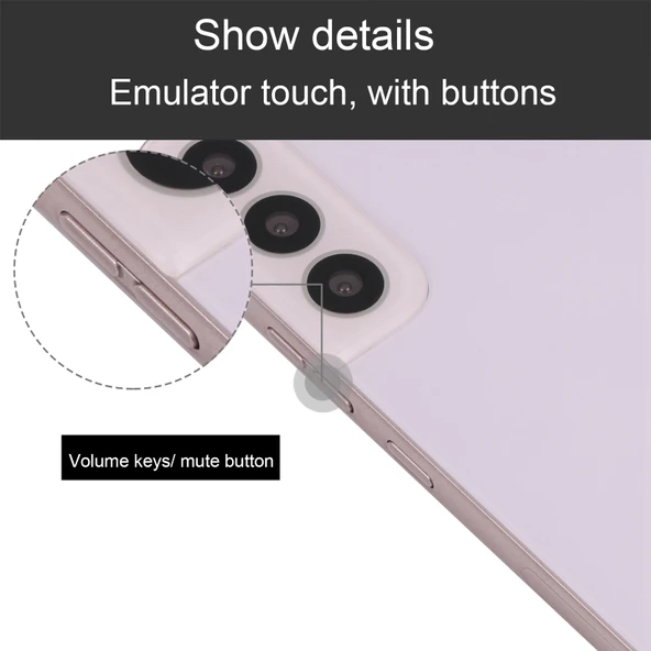 Samsung Galaxy S22 5G Renkli Ekran Çalışmayan Sahte Gösterim Modeli Gül Altın - 5