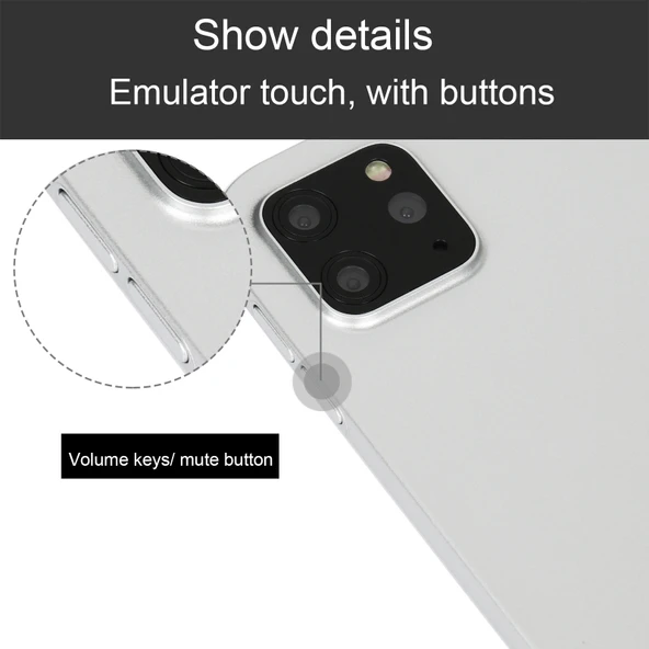 iPad Pro 12.9 2021 Sahte Gösterim Modeli Renkli Ekran Gümüş - 5
