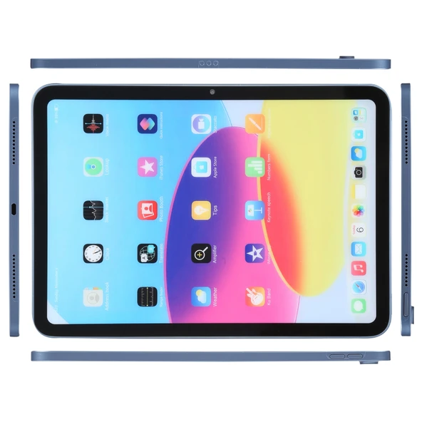 iPad 10 Nesil 10.9 2022 Mavi Renkli Çalışmayan Sahte Ekran Modeli - 3
