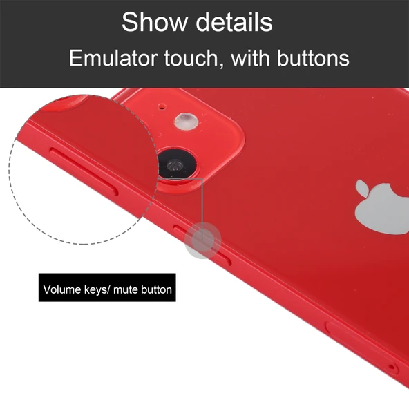 iPhone 12 Kırmızı Siyah Ekran Çalışmayan Sahte Dummy Model - 5